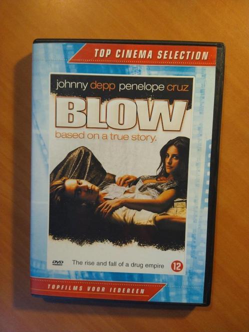 DVD Blow - Johnny Depp en Penelope Cruz, Cd's en Dvd's, Dvd's | Drama, Zo goed als nieuw, Drama, Vanaf 12 jaar, Ophalen of Verzenden
