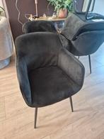 4 eetkamerstoelen como kwantum, Huis en Inrichting, Stoelen, Ophalen, Gebruikt, Vier, Stof