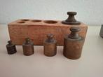 Oude gewichten in blok, Antiek en Kunst, Antiek | Gereedschap en Instrumenten, Ophalen