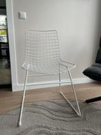 HK Living Draadstoel Wit + Kussen, Ophalen, Gebruikt, Wit, Metaal