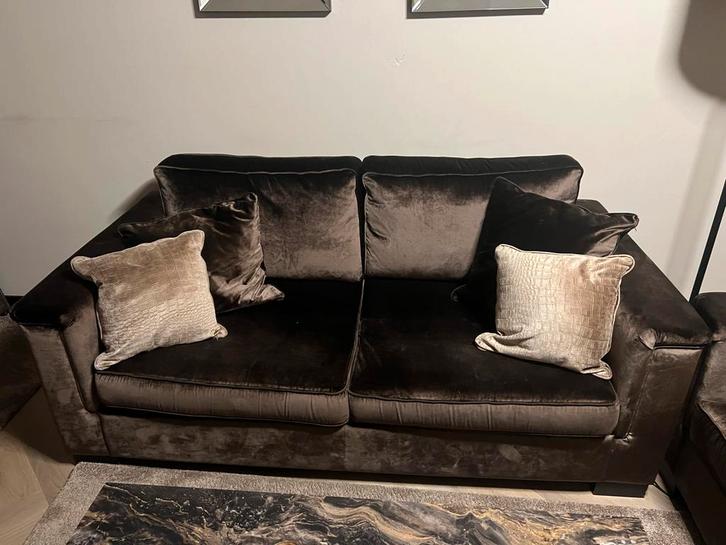 Banken Set: 2-zits & 2.5-zits, Huis en Inrichting, Banken | Bankstellen, Gebruikt, Rechte bank, Tweepersoons, 150 tot 200 cm, 75 tot 100 cm