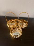 Gouden Kandelaars Set - Nieuw, Overige kleuren, Nieuw, Ophalen of Verzenden, Metaal