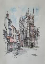 Jan Korthals (1916-1972) Canterbury, Antiek en Kunst, Ophalen of Verzenden