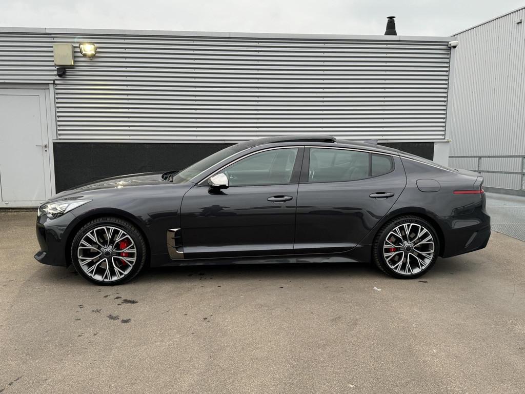 Kia Stinger 3.3 V6 T-GDI AWD GT 370 PK, Schuif/kanteldak, Le, Auto's, Kia, Gebruikt, Euro 6, Bedrijf, 3342 cc