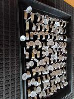 100 RVS ringen - Maat 17-21, 18 tot 19, IJzer of Staal, Nieuw, Ophalen of Verzenden