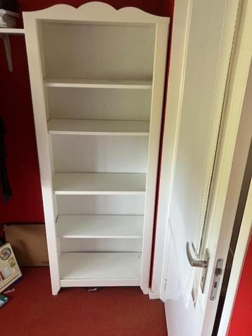 kast , wit inclusie onderste plank 5 planken