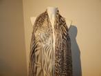 Marccain grote zijde shawl animal print uiteinde paars, Kleding | Dames, Mutsen, Sjaals en Handschoenen, Marccain, Verzenden, Gedragen