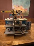 Houten Speelgoedgarage met Treinbaan, Ophalen, Gebruikt, Jongen of Meisje