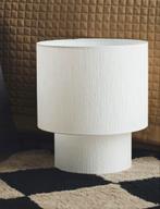 H&M Home grote tafellamp nieuw, 25 tot 50 cm, Wit, Rond, Nieuw