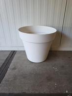 Grote witte bloempot - 45L, Tuin en Terras, Bloempotten, Ophalen, Kunststof, Gebruikt, 40 cm of meer