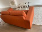 Oranje Goossens 2-zits bank, Huis en Inrichting, Banken | Sofa's en Chaises Longues, Ophalen, Gebruikt, 150 tot 200 cm, Tweepersoons