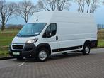 PEUGEOT BOXER 2.2 l4h3 maxi 140pk eur6, Auto's, Navigatiesysteem, 2095 kg, Gebruikt, Euro 6