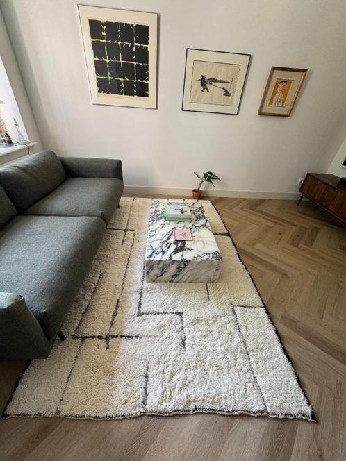 Splinternieuw Marokkaans wollen tapijt, Huis en Inrichting, Stoffering | Tapijten en Kleden, Nieuw, 200 cm of meer, Rechthoekig