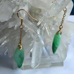 Natuurlijk jade jadeiet oorbellen ( FEI CUI), Overige materialen, Hangers, Verzenden, Nieuw