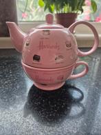 Harrods theepot met kopje eronder, Huis en Inrichting, Ophalen of Verzenden, Zo goed als nieuw, Overige stijlen, Overige typen