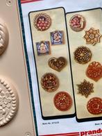 2 Prandell Gietmallen - grote Kerststal & 6 kleine Decoratie, Ophalen of Verzenden, Nieuw