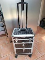 Grote beautykoffer, Sieraden, Tassen en Uiterlijk, Beautycases, Ophalen of Verzenden, Gebruikt, Zwart, Hardcase