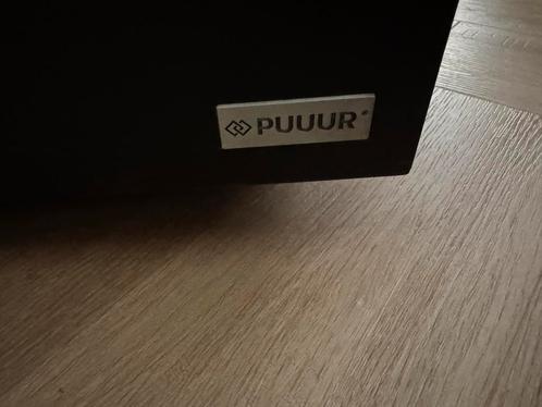 PUUUR Zwarte Salontafel 120x120, Huis en Inrichting, Tafels | Salontafels, Zo goed als nieuw, Minder dan 50 cm, 100 tot 150 cm