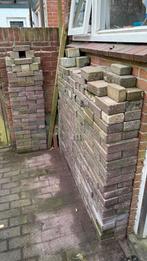 Klinkers (als je ze schoonspuit zijn ze roze), Tuin en Terras, Tegels en Klinkers, Ophalen, Klinkers, 5 tot 10 m², Zo goed als nieuw