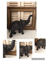 Mooie oude houten olifant,, Antiek en Kunst, Curiosa en Brocante, Ophalen