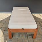 Auping 100x200cm senior versie in zeer goede staat, Ophalen, Eenpersoons, Bruin, Zo goed als nieuw