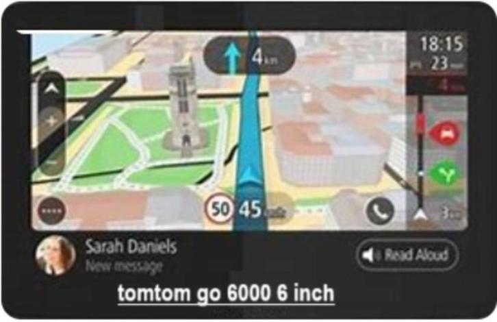 tomtom go 6000 navigatie 6 inch groot scherm, Auto diversen, Autonavigatie, Zo goed als nieuw, Ophalen
