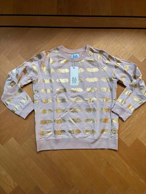 Zoe Karssen roze trui gouden vleermuis bat all over print, Kleding | Dames, Truien en Vesten, Zo goed als nieuw, Maat 36 (S), Roze