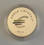 Gekleurde penning Litouwen 2015 Proof in capsule, Verzenden, Overige landen, Overige waardes, Losse munt