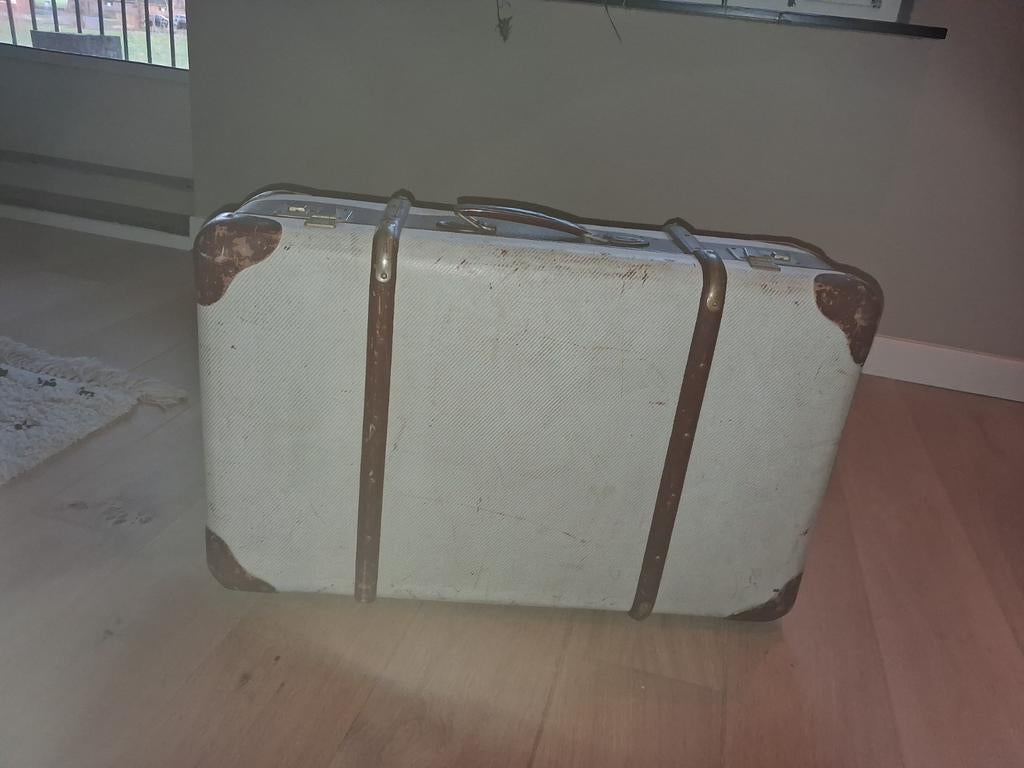 Koffer, brocante, Antiek en Kunst, Curiosa en Brocante, Ophalen