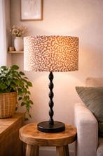 Koraalprint Lampenkap - Terra & Wit - Ø30cm, Wit, Rond, Nieuw, Ophalen of Verzenden