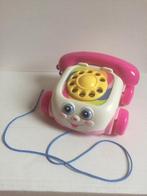 MOOIE fisher price telefoon op wieltjes ogen bewegen, Ophalen of Verzenden, Zo goed als nieuw, Duw- of Trekspeelgoed
