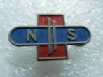 speldje/broche NS Nederlandse spoorwegen, Verzamelen, Speldjes, Pins en Buttons, Ophalen of Verzenden, Gebruikt, Overige onderwerpen