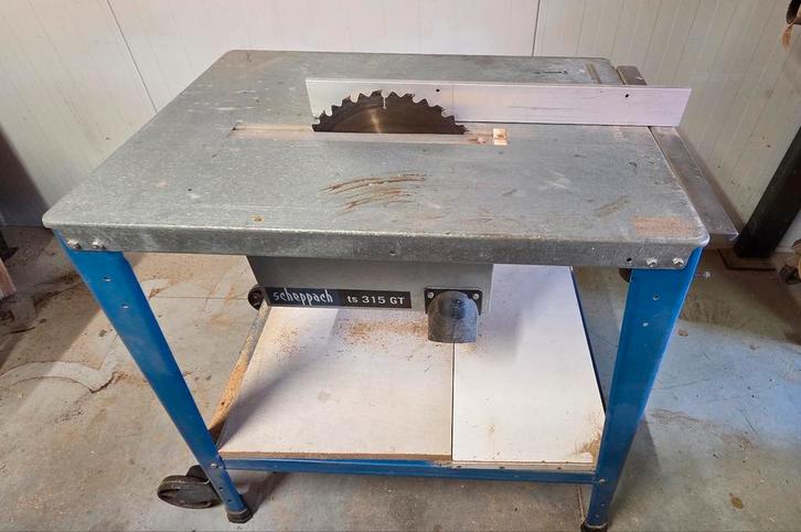Scheppach TS 315 GT Cirkelzaag, Doe-het-zelf en Verbouw, Gereedschap | Zaagmachines, Gebruikt, Cirkelzaag, 1200 watt of meer, 70 mm of meer