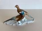 Vintage porcelein fazanten Metzler & Ortloff, Antiek en Kunst, Ophalen of Verzenden