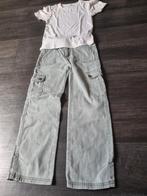 Setje Shirt en Broek Maat 122/128, Ophalen of Verzenden, Gebruikt, Meisje, Setje