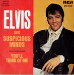 ELVIS PRESLEY SUSPICIOUS MINDS -SINGLE, Verzenden, Gebruikt, Overige formaten, Poprock