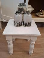 mooie houten tafeltje., Antiek en Kunst, Curiosa en Brocante, Ophalen of Verzenden