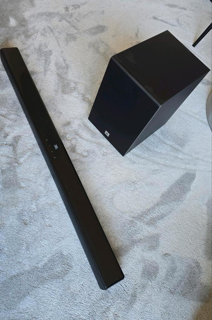 JBL Cinema SB170 Soundbar met Draadloze Subwoofer, Audio, Tv en Foto, Soundbars, Zo goed als nieuw, Bluetooth, Met externe subwoofer