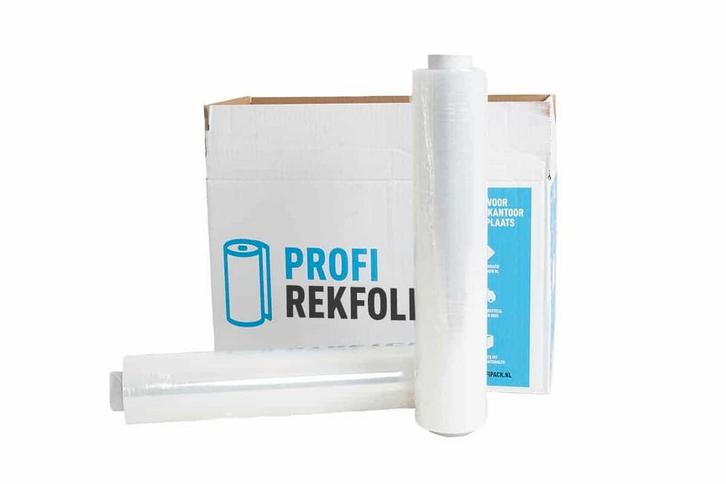 Handwikkelfolie transparant - 50cm x 300m x 20my​ verhuizen, Doe-het-zelf en Verbouw, Zeil en Folie, Nieuw, Folie, 15 m² of meer