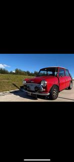 Classic Mini Cooper 1991 zelzame carburateur uitvoering., Auto's, Voorwielaandrijving, Stof, 63 pk, Zwart