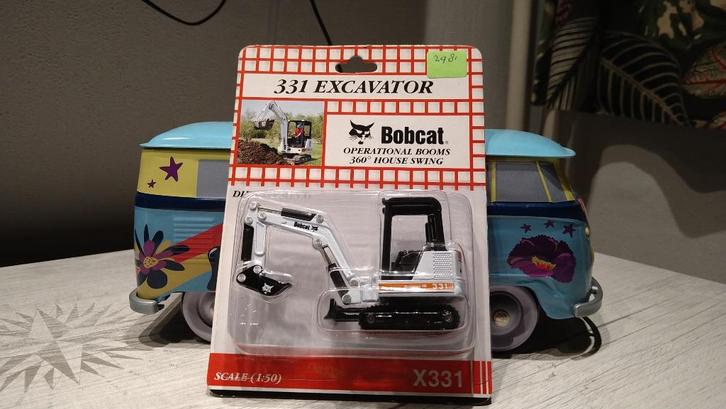Wan Ho Bobcat 331 Excavator 1:50 diecast detailed model, Hobby en Vrije tijd, Modelauto's | 1:50, Nieuw, Bus of Vrachtwagen, Overige merken