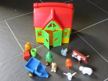 Playmobil 123 meeneem boerderij met dieren, 12delig beschikbaar voor biedingen