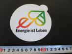 sticker energie ist leben, Verzamelen, Ophalen, Zo goed als nieuw