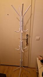 Witte kapstok - gebruikt, Huis en Inrichting, Woonaccessoires | Kapstokken, Ophalen, Gebruikt, Metaal, Staande kapstok