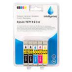 Epson Multipack met 5 Inktcartridges - T071-serie, Ophalen, Nieuw, Cartridge, Epson