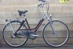Gazelle Geneve dames sportfiets 27v rood/zilver met garantie, Gebruikt