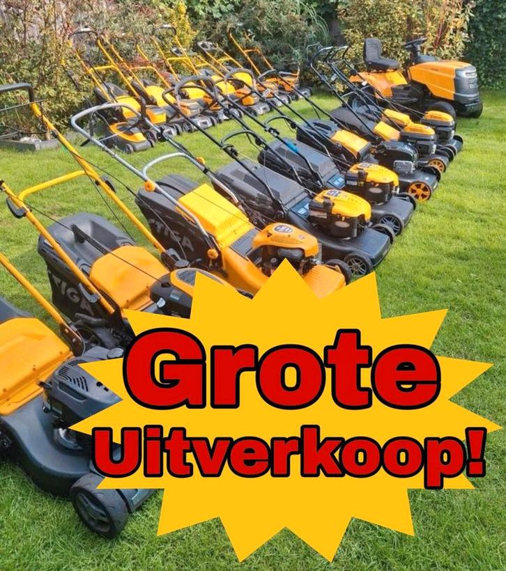 Stiga Grasmaaiers - Ruime Keuze! Inruil mogelijk, Tuin en Terras, Grasmaaiers, Gebruikt, Benzine-grasmaaier, 40 t/m 49 cm, Cirkelmaaier