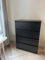 Black chest of drawers x 2, Huis en Inrichting, Kasten | Ladekasten, Ophalen, 5 laden of meer, 50 tot 100 cm, Zo goed als nieuw