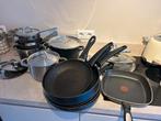 Complete Pannenset BK & Tefal -, Huis en Inrichting, Keuken | Potten en Pannen, Gebruikt, Inductieplaat, Pannenset, Ophalen of Verzenden