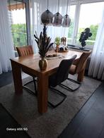 Eettafel en salontafel, Ophalen, 50 tot 100 cm, Zo goed als nieuw, Vijf personen of meer